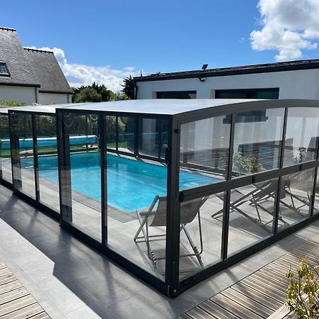 Maison 10 Pers En Bord De Mer Avec Piscine Chauffee Toute L'Annee, Spa Et Hamman Surzur Eksteriør bilde